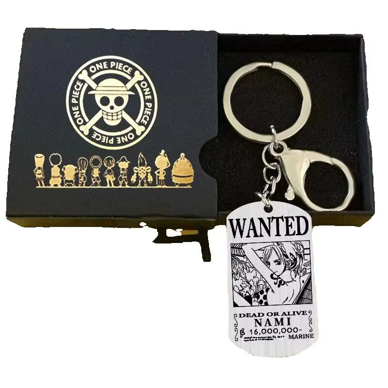 Porte-clés One Piece Anime Luffy Ace, breloque créative pour sac, anneau de ceinture pour hommes et femmes, accessoires quotidiens, cadeaux