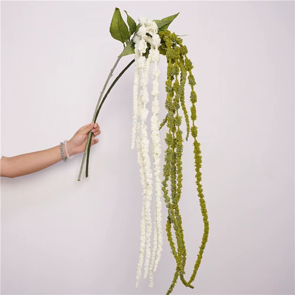 Plante artificielle suspendue Amaranthus à 6 têtes