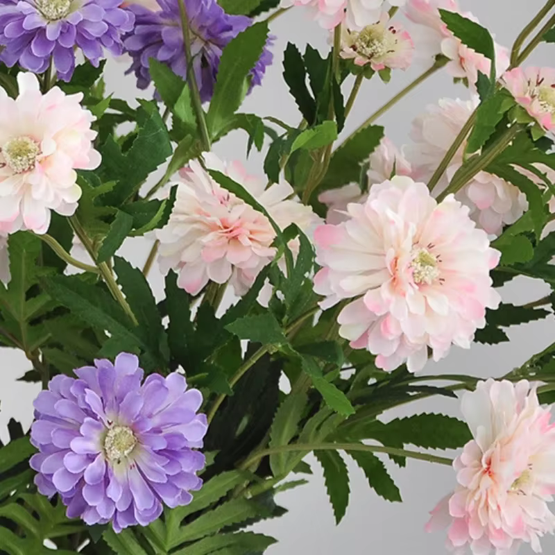 Fleur artificielle de chrysanthème pour la décoration de la maison