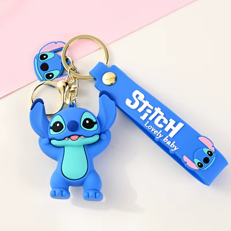 Disney Anime point porte-clés mignon Figure poupée sac à dos pendentif voiture porte-clés accessoire cartable pendentif jouet cadeau pour les enfants