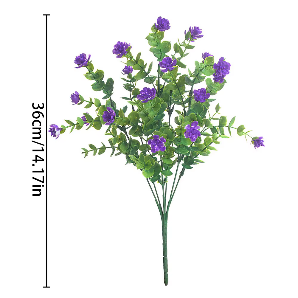 4 paquets de plantes artificielles résistantes aux UV