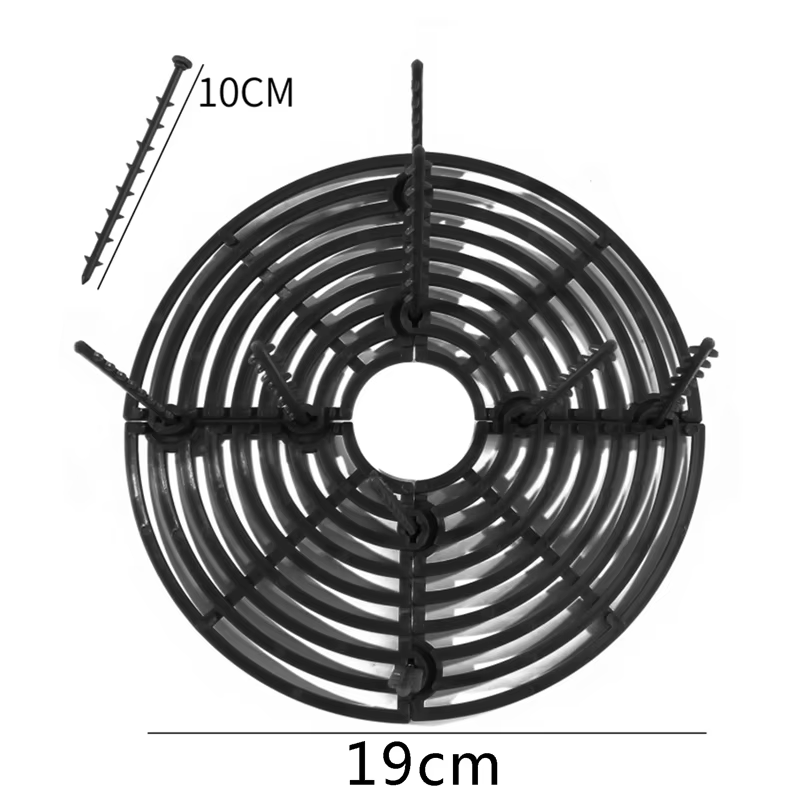1PC Pot de plante garde de sol avec clous Pot