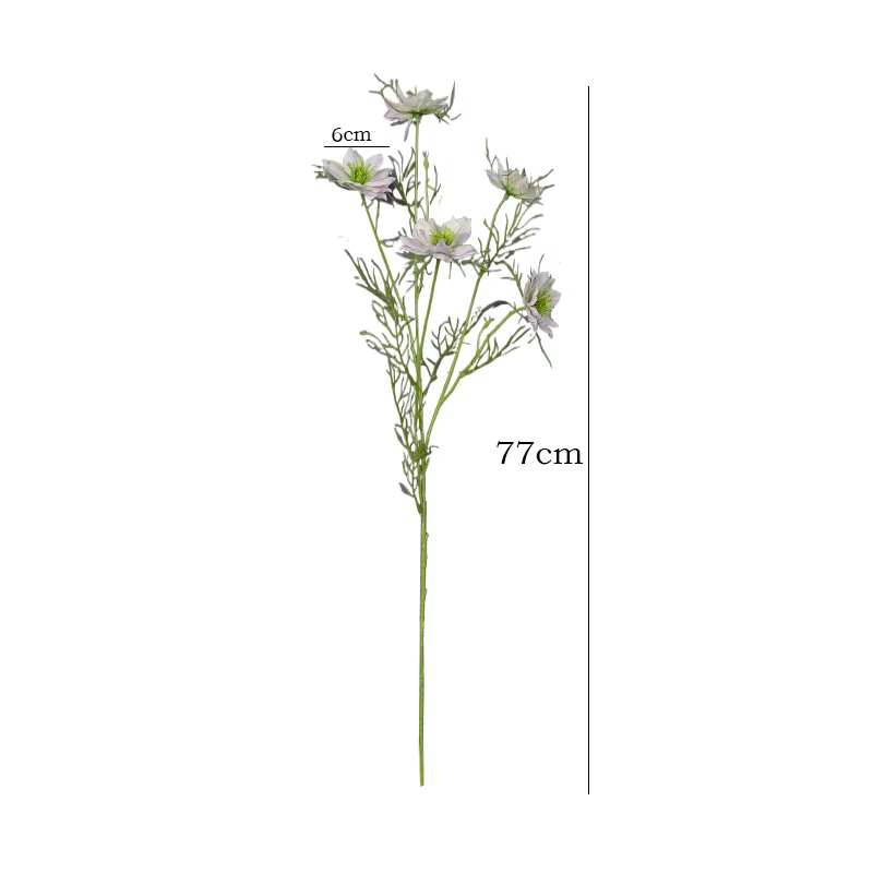 77CM artificielle herbe noire Gesang fleur mariage maison décoration douce