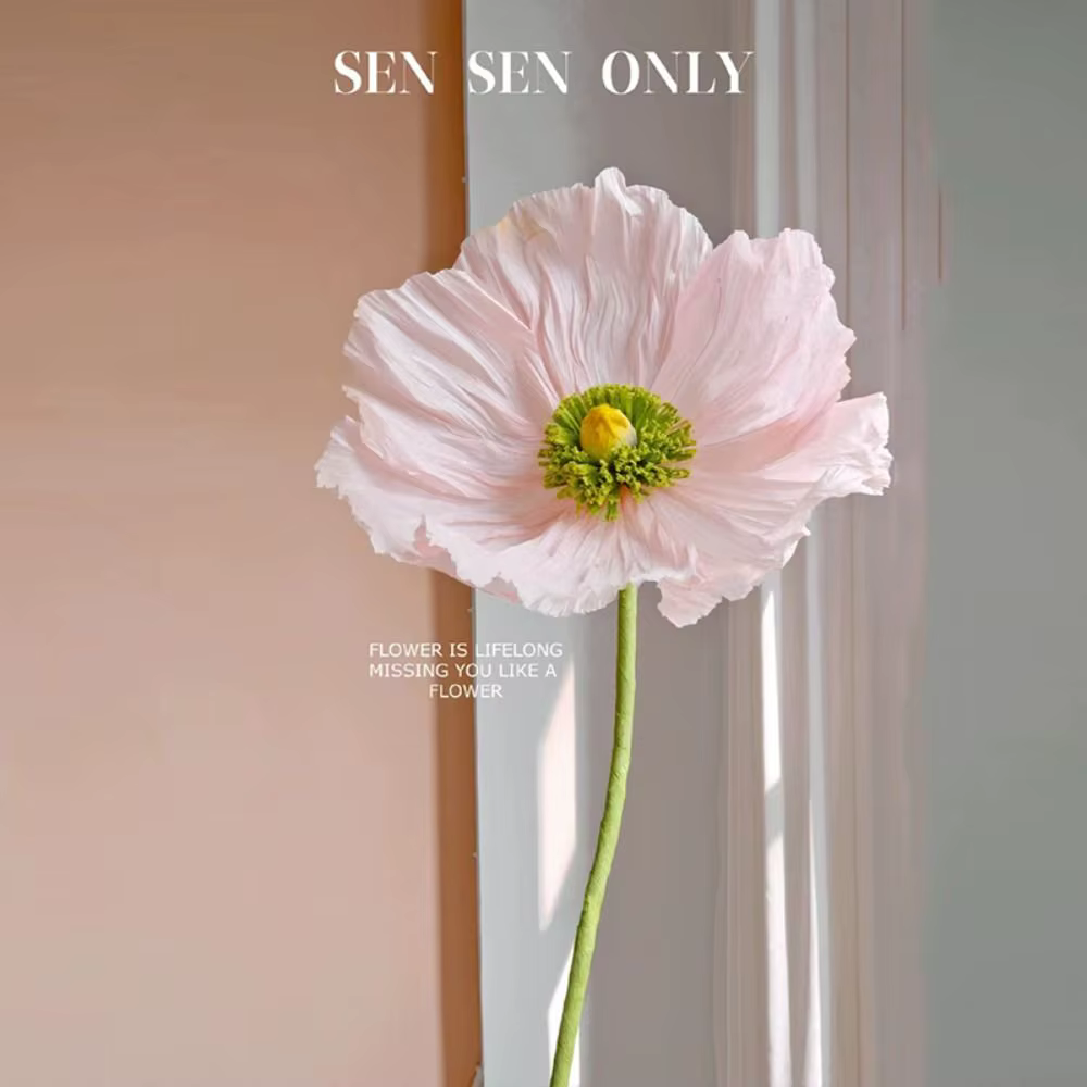 Nouveau 60cm simuler fleur géante papier simulé grande