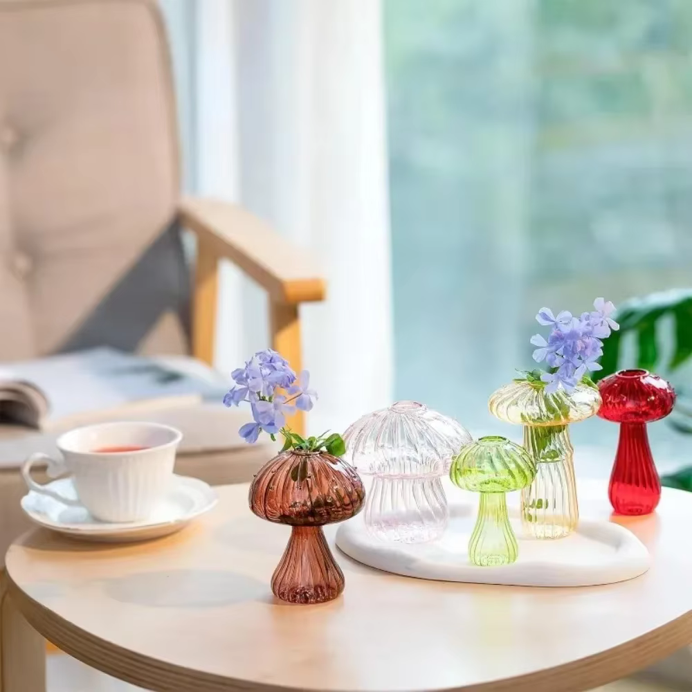 Vase à champignons Glasseam