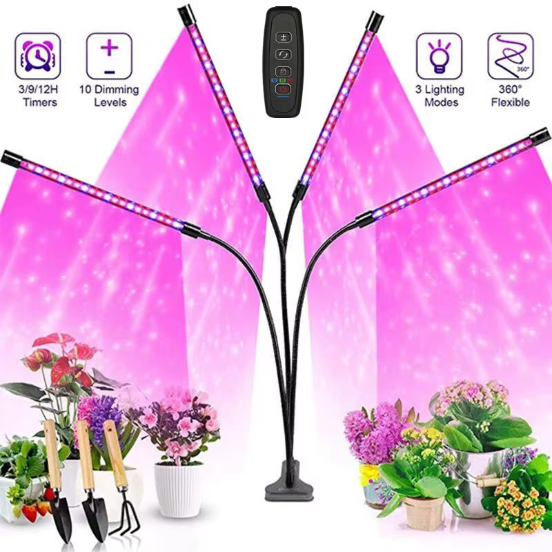 USB LED plante poussent la lumière jardin intérieur 10 niveaux réglables