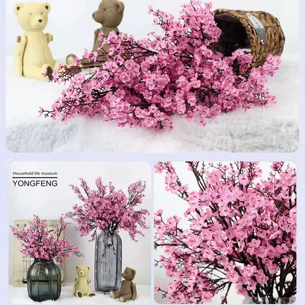 Bouquet de fleurs de cerisier artificielles