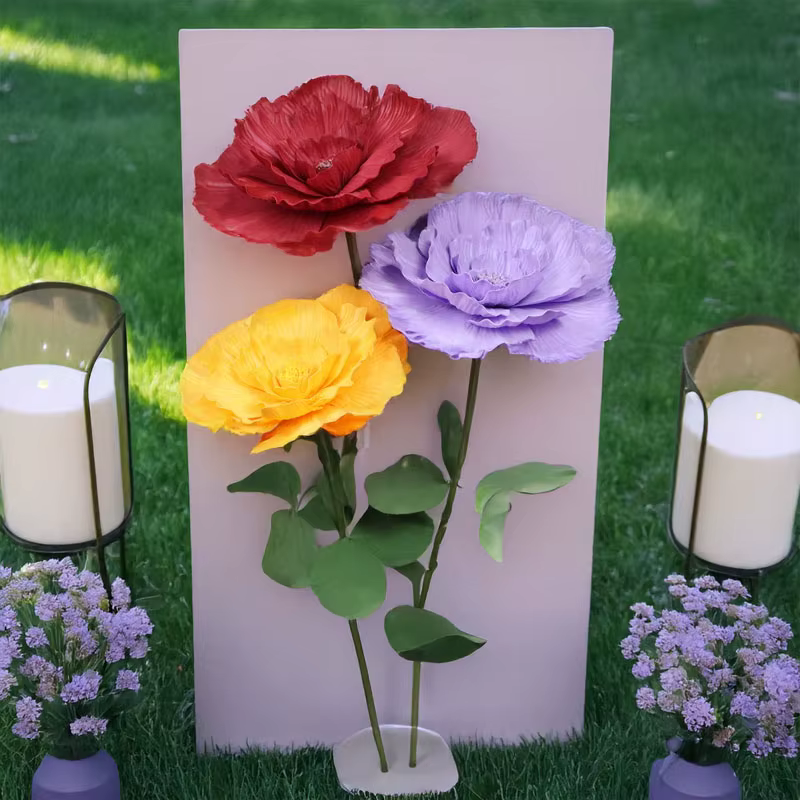 Pivoines artificielles de 60CM de diamètre