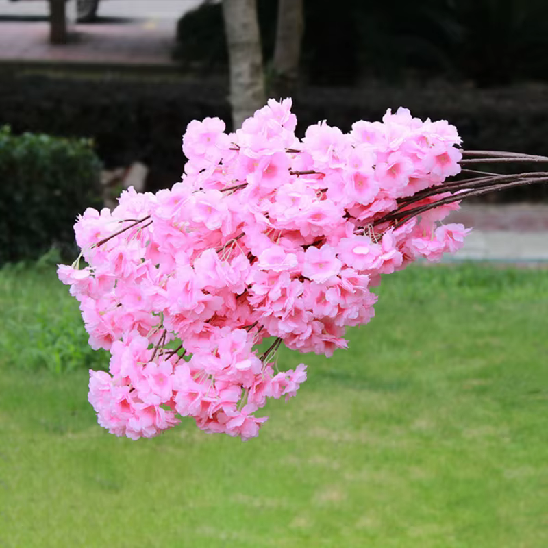 Fleur de cerisier artificielle en soie
