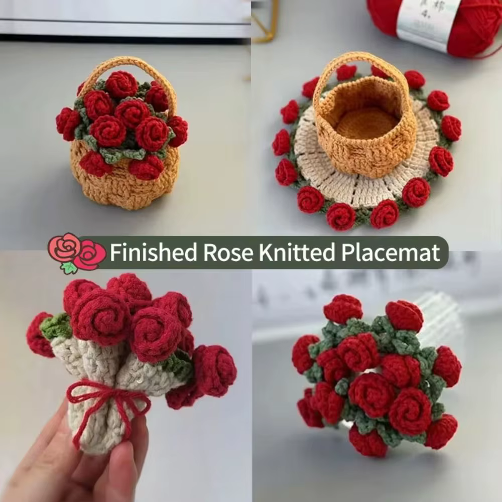 Dessous de verre pour Bouquet de roses