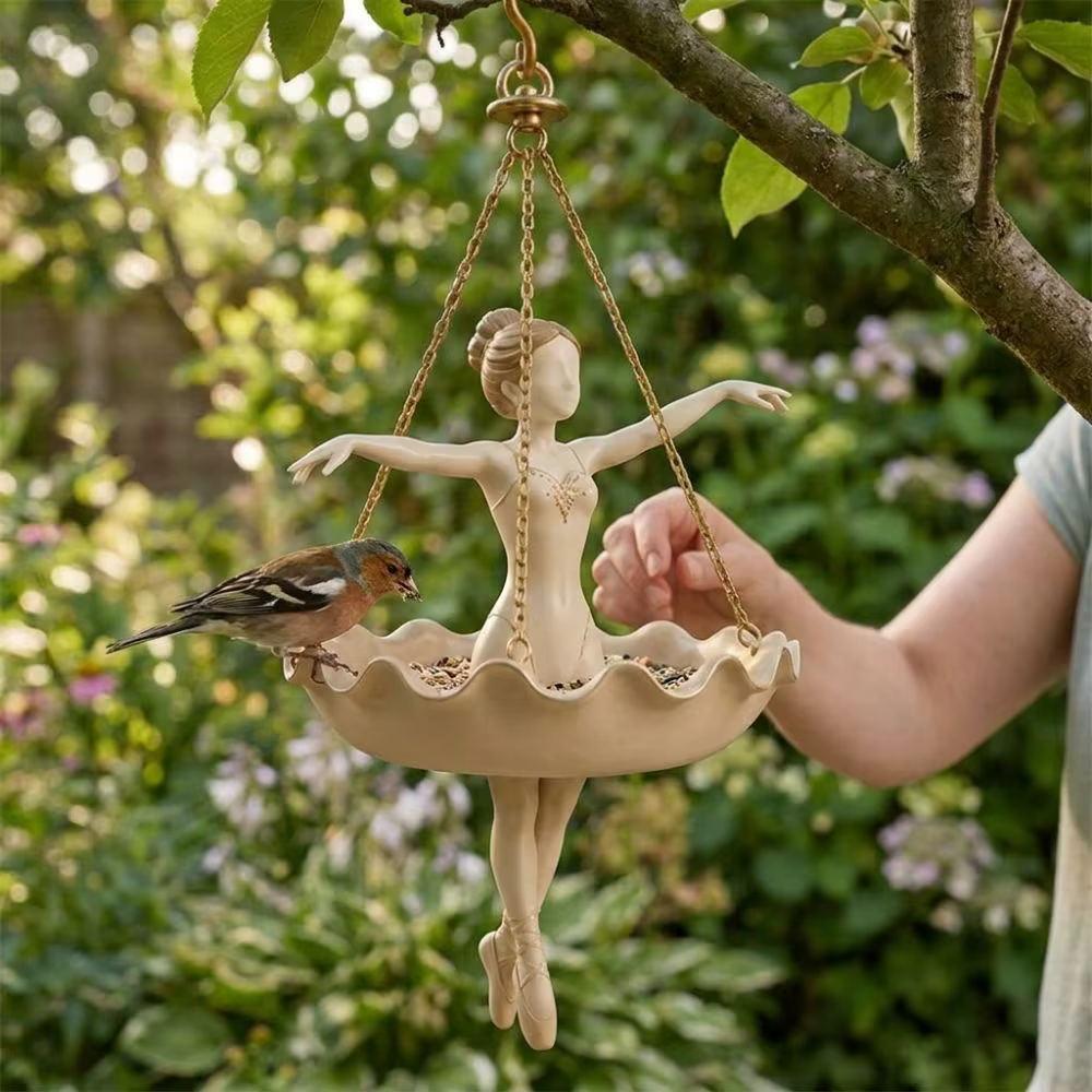 Jardinière suspendue en résine Danseuse de ballet