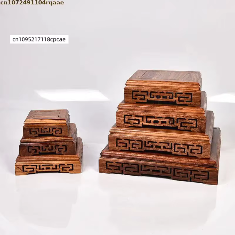 Socle carré/rectangulaire en bois de rose