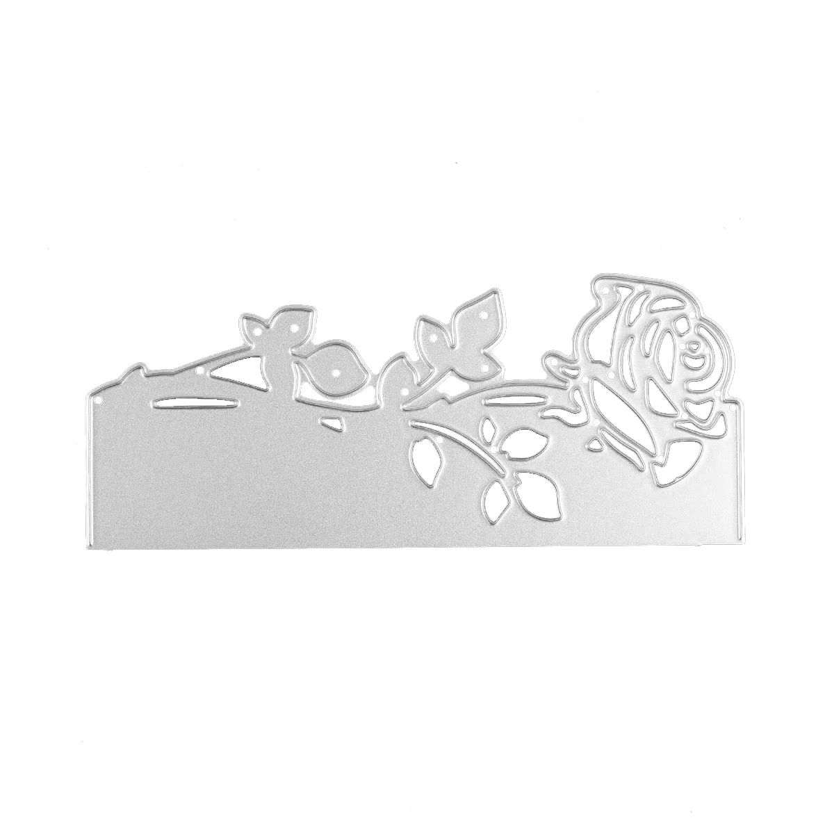 Matrices de découpe en métal avec bordure en dentelle de fleur