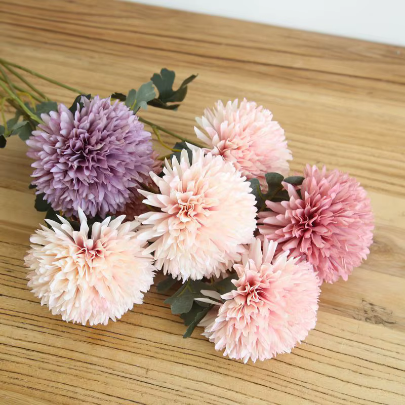 Fleur de pissenlit artificielle pour décoration de mariage
