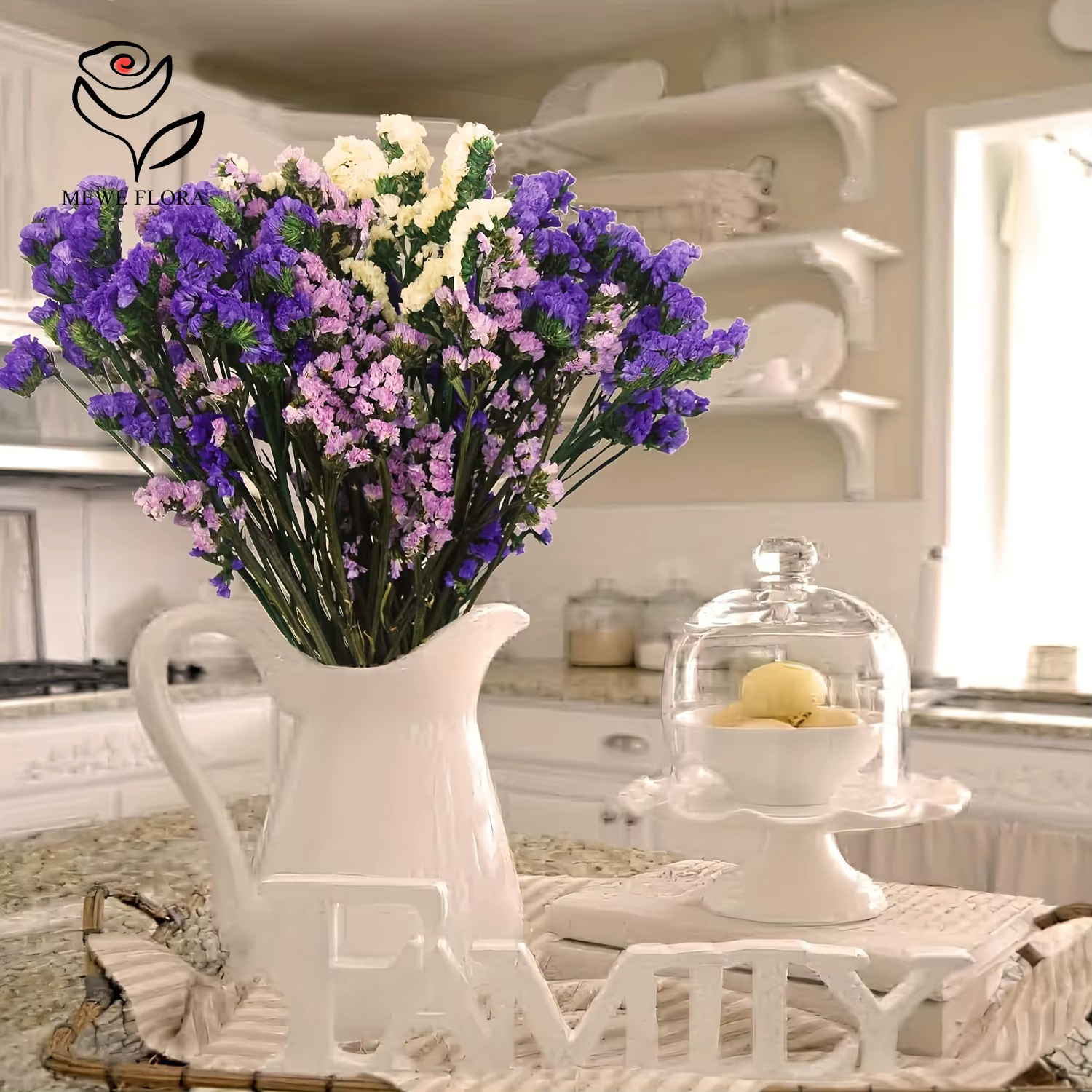 Fleurs éternelles séchées mélangées pour la décoration de la maison et de la chambre
