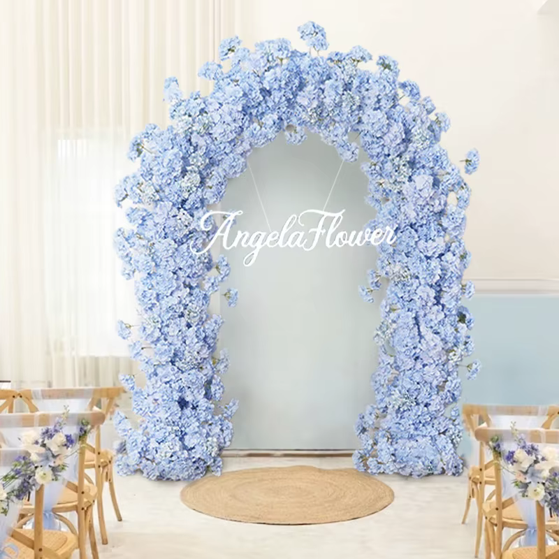Hortensia rose bleu ciel pour décor floral