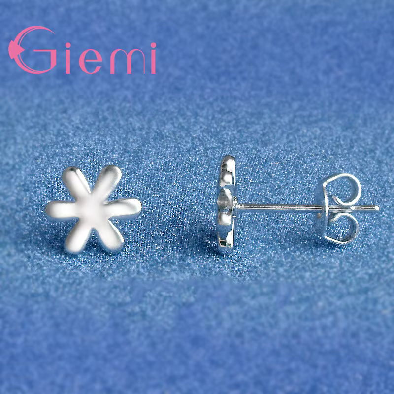 Boucles d'oreilles en argent Sterling 925 massif, Piercing tournesol, pour femmes et filles, bijoux de fête de mariage, cadeaux, accessoire, vente en gros