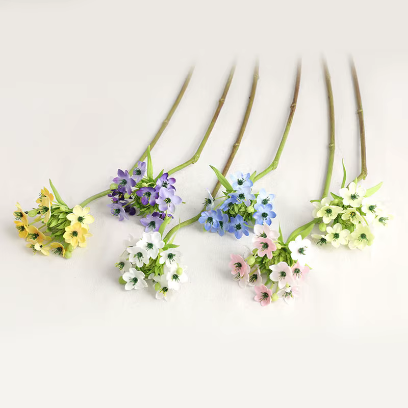 Fleur artificielle en velours 65cm