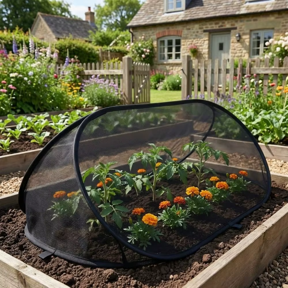 Filet de protection pliable pour plantes