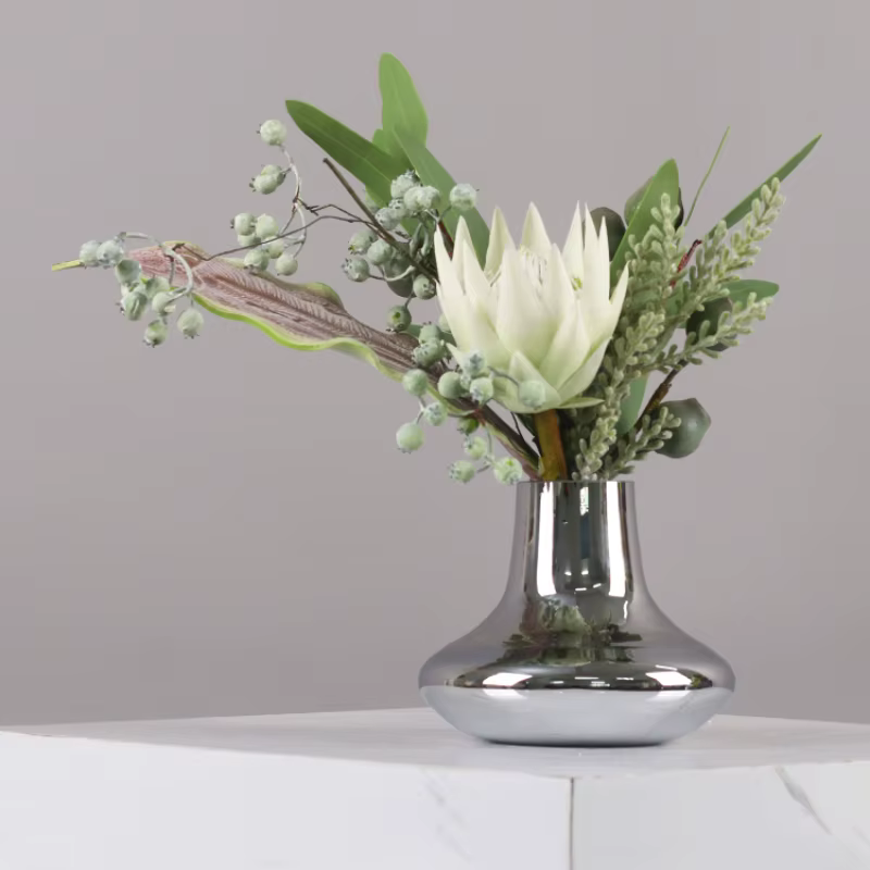 Ensemble de Vases à fleurs artificielles élégants