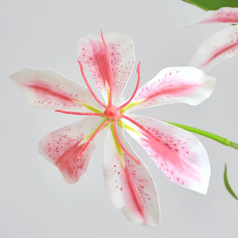 Fleur Artificielle de Lys Flamme de 77cm