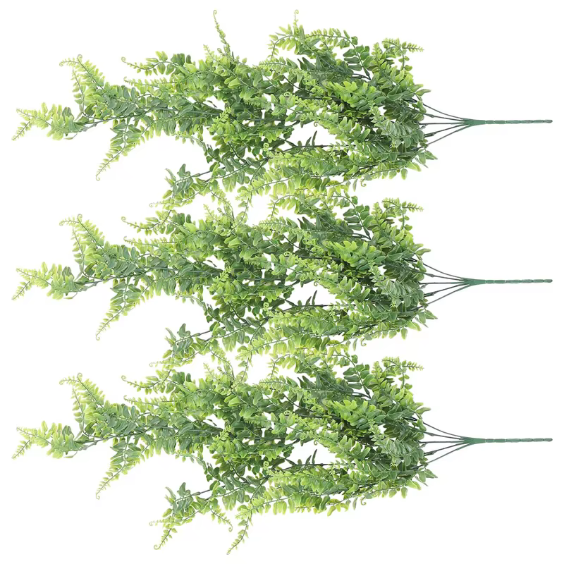 Lot de 3 plantes artificielles suspendues