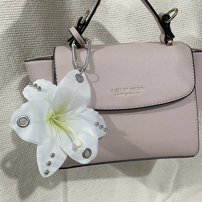 Porte-clés orchidée et lys Phalaenopsis