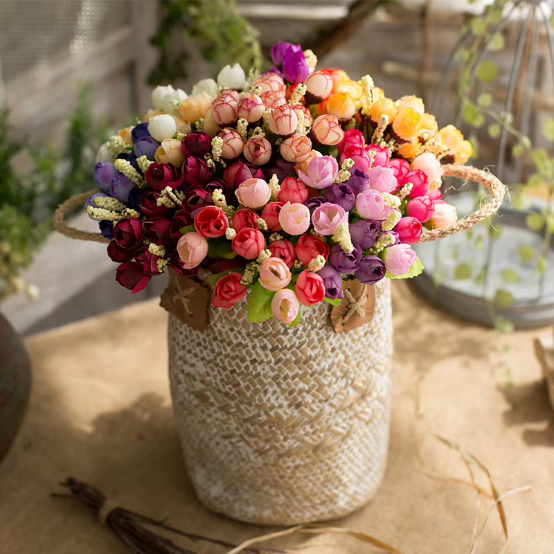 Petit Bouquet de Roses Artificielles