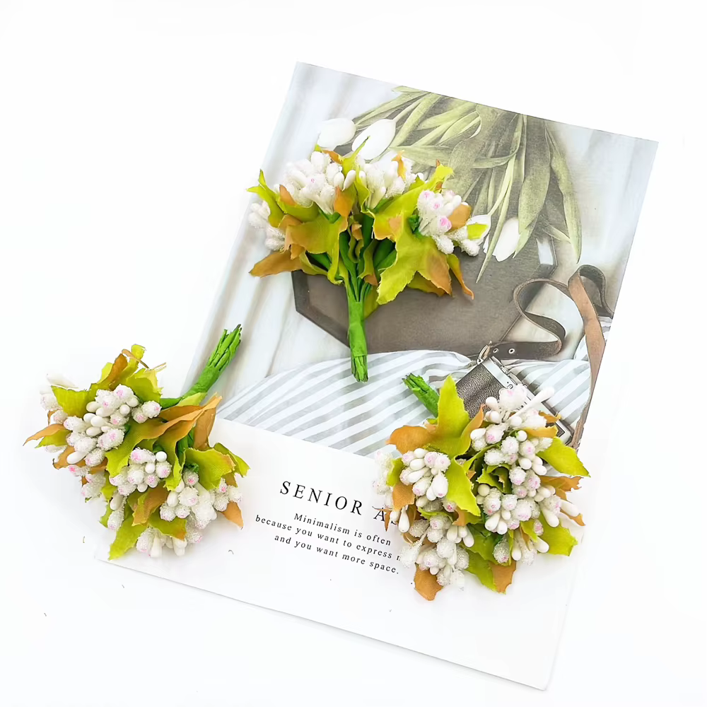 Fleurs Artificielles en Étamines de Gel