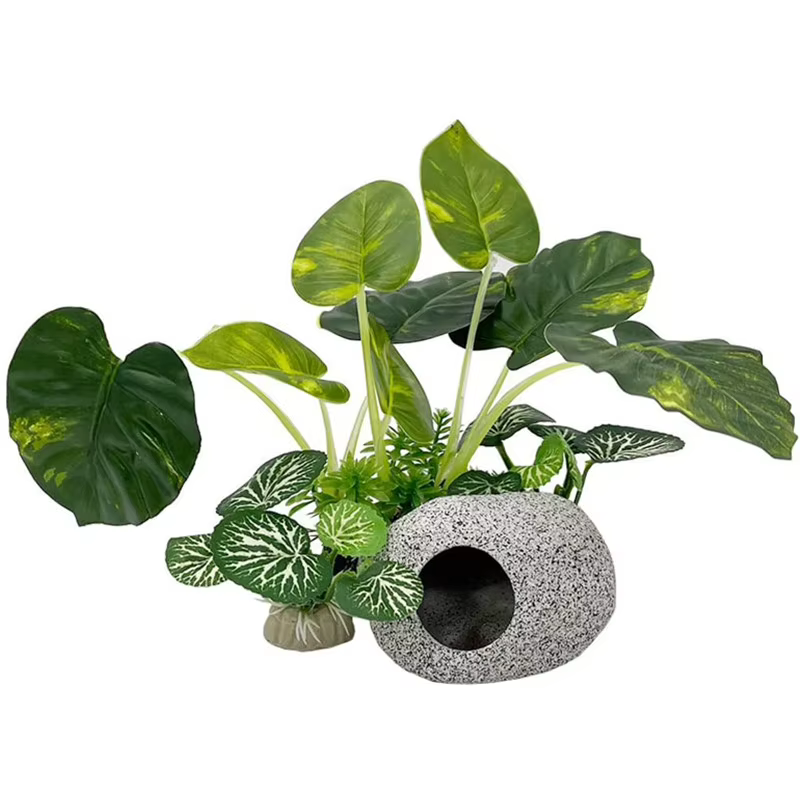 Ornements d'aquarium, plantes de Simulation