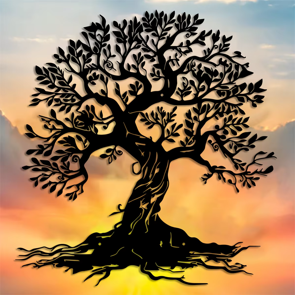 1 pièce d'art mural Arbre de Vie