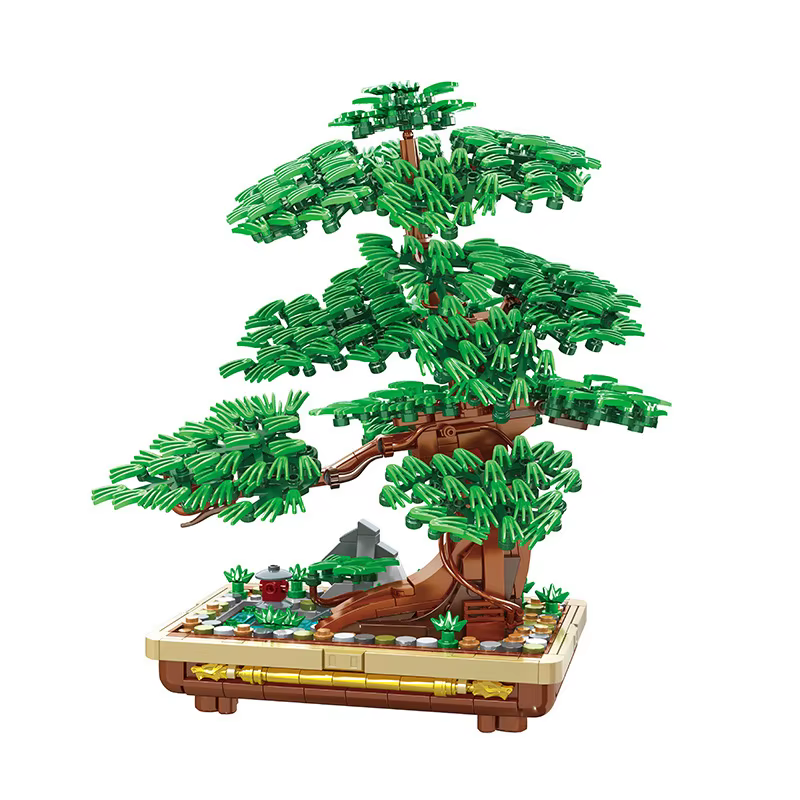 Mini plante en pot en forme de bonsaï