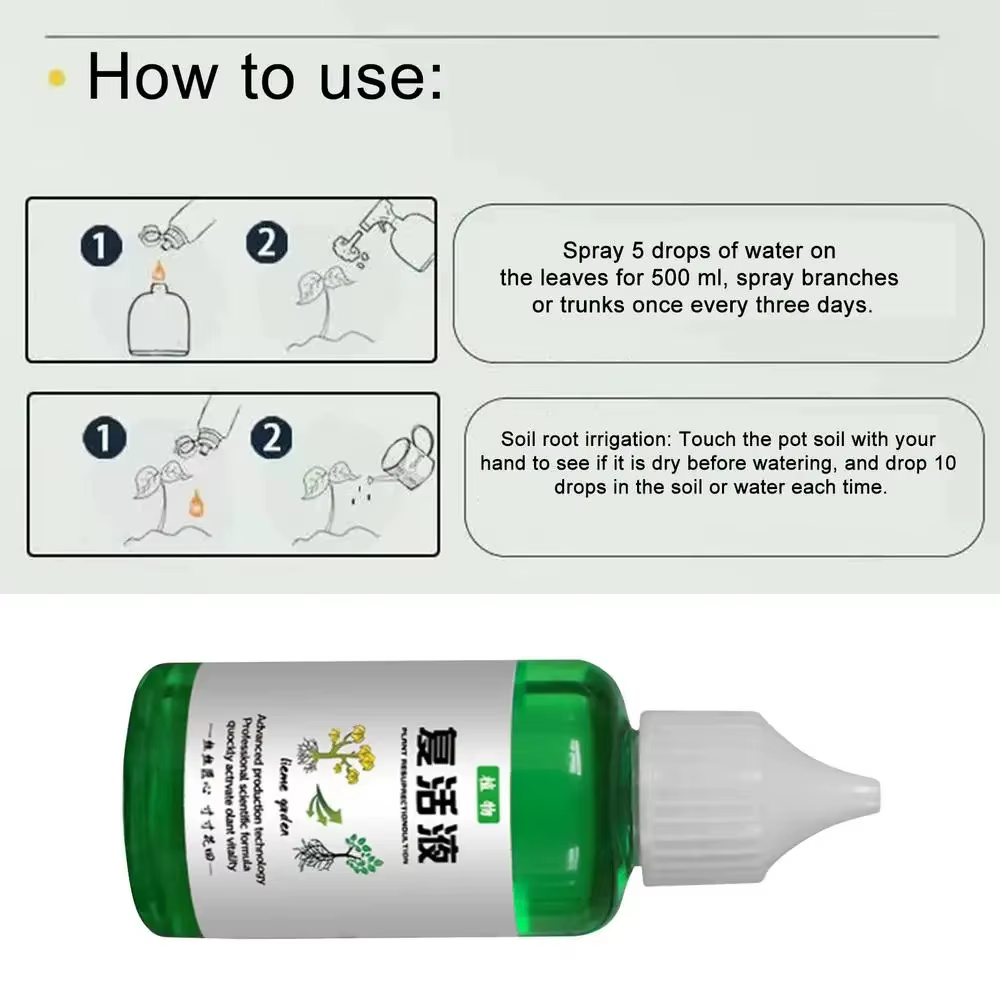 Liquide de résurrection revitalisant pour plantes 50ml concentré