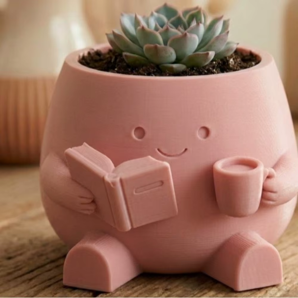 Mini pot de fleurs paysager imprimé en 3D