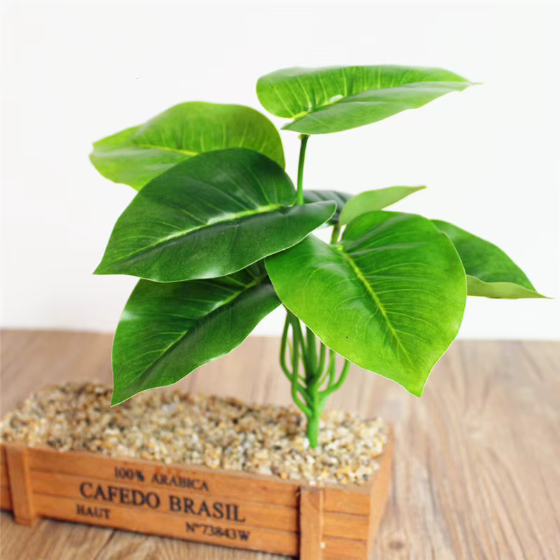 1 pièce de plante artificielle en soie