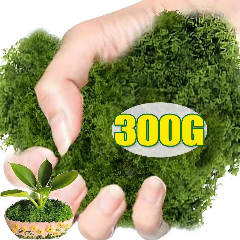 300/30g vie éternelle mousse herbe artificielle vert
