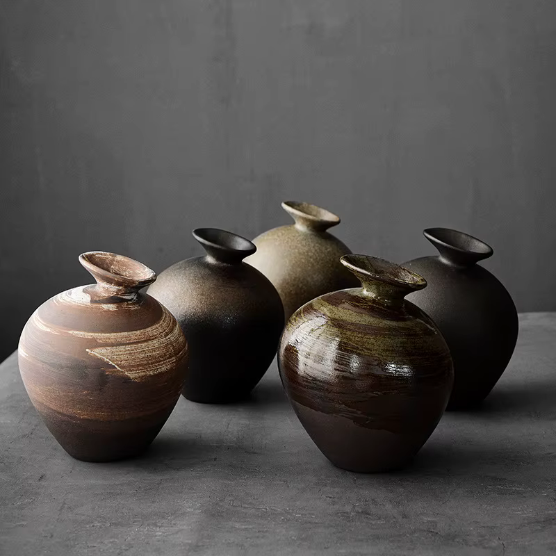 Vases en céramique, vases en céramique brute