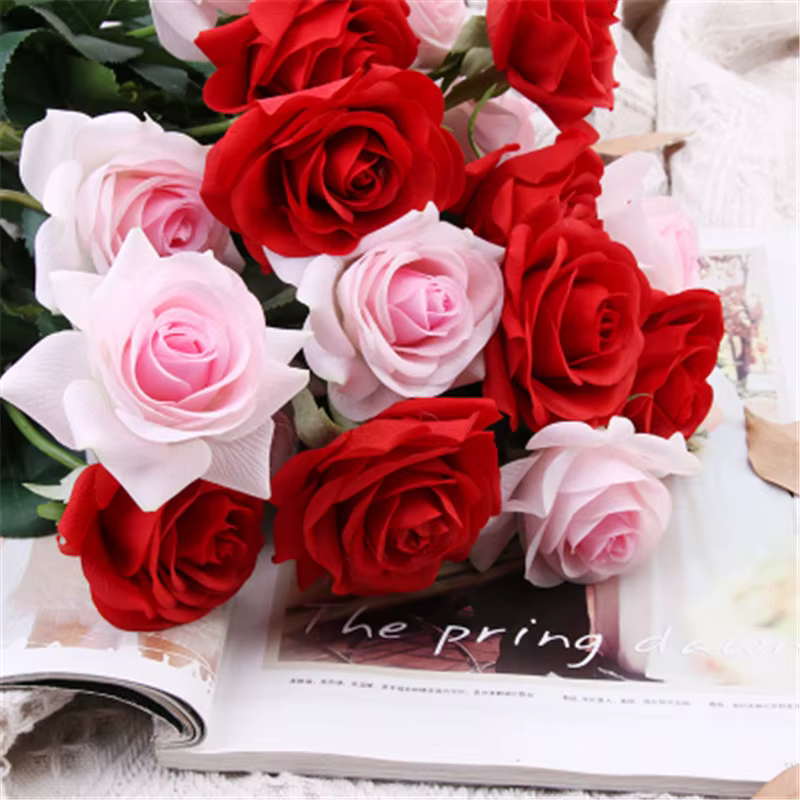 Fleurs artificielles en soie