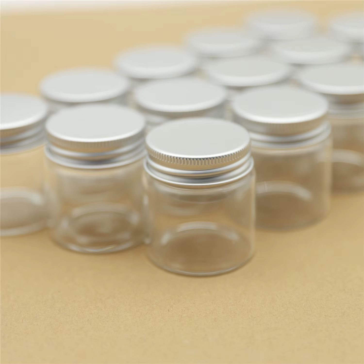 6/12/24 pcs/lot bocaux en verre décoratifs 50 ml bouteille
