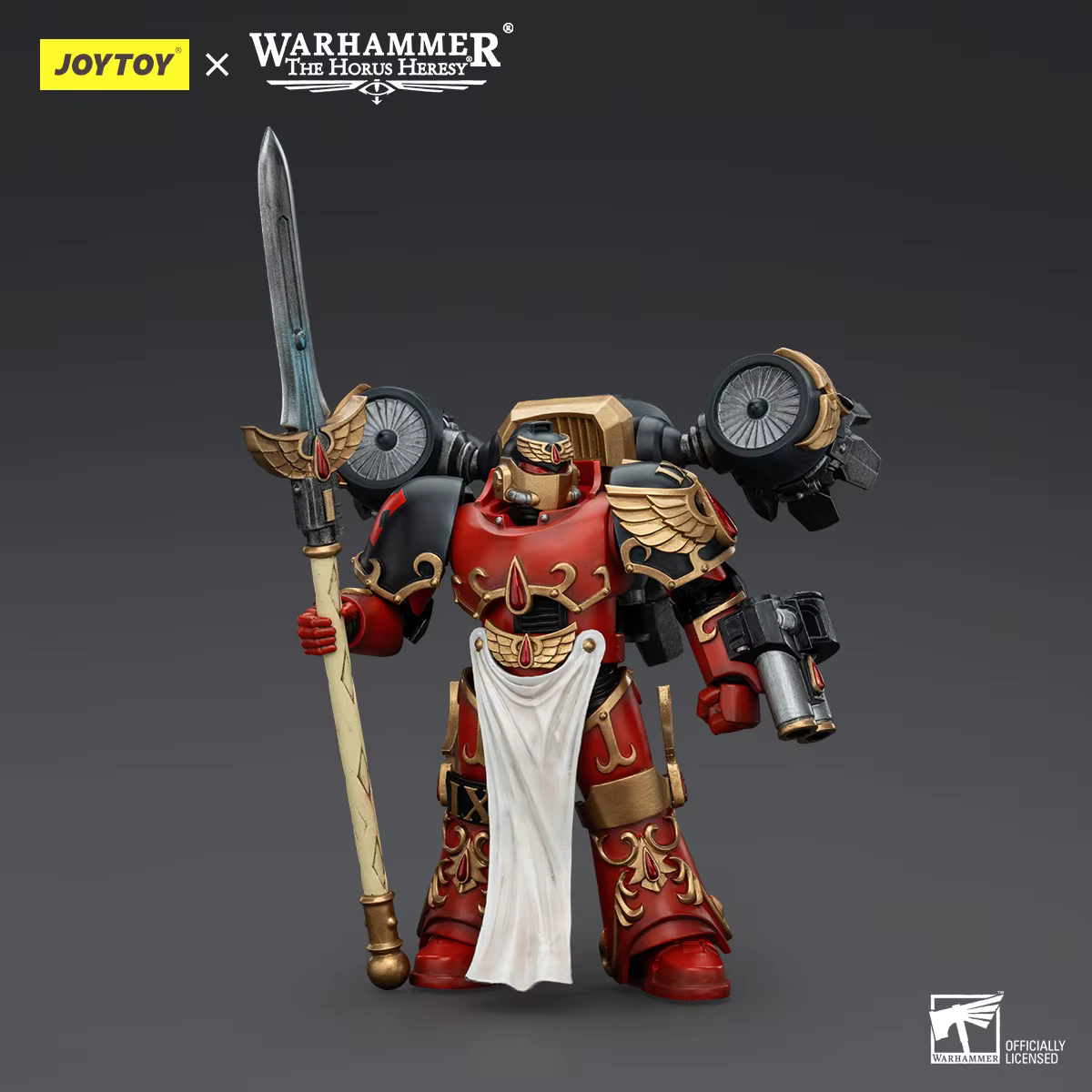【Accessoires】Figurines d'action JOYTOY Warhammer 1/18 Blood Angels Dawnbreaker Cohort Dawnbreaker Champion Modèle de jouet