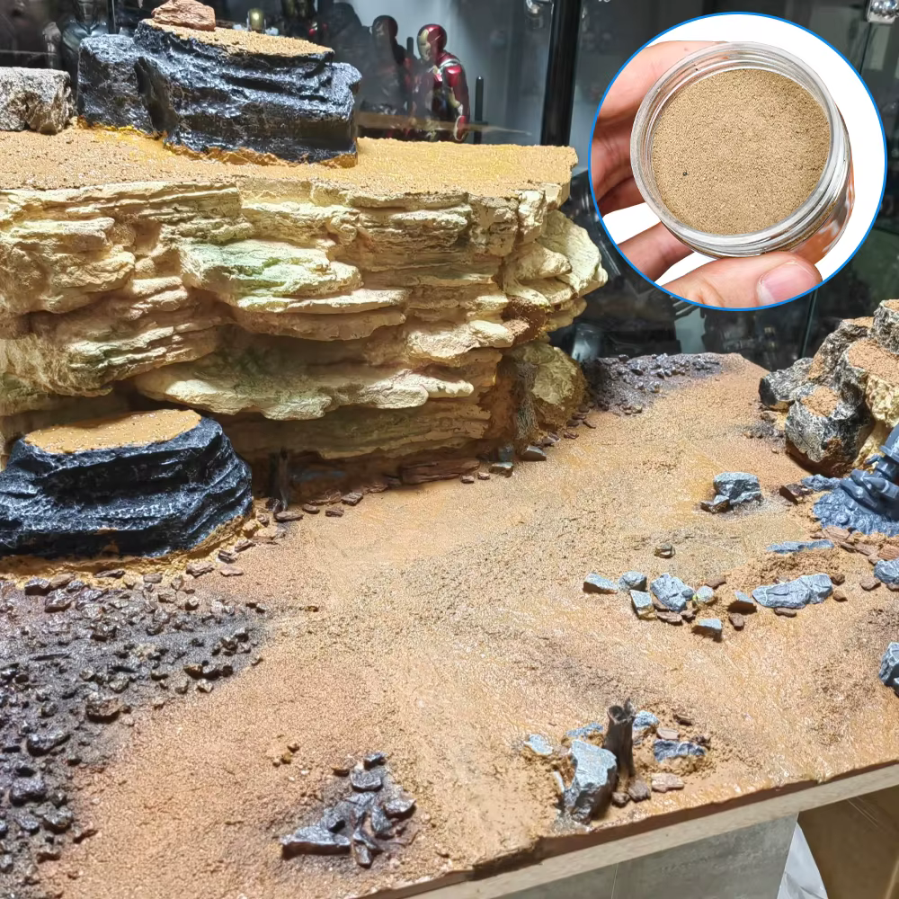 Matériau de base pour terrains en terre naturelle