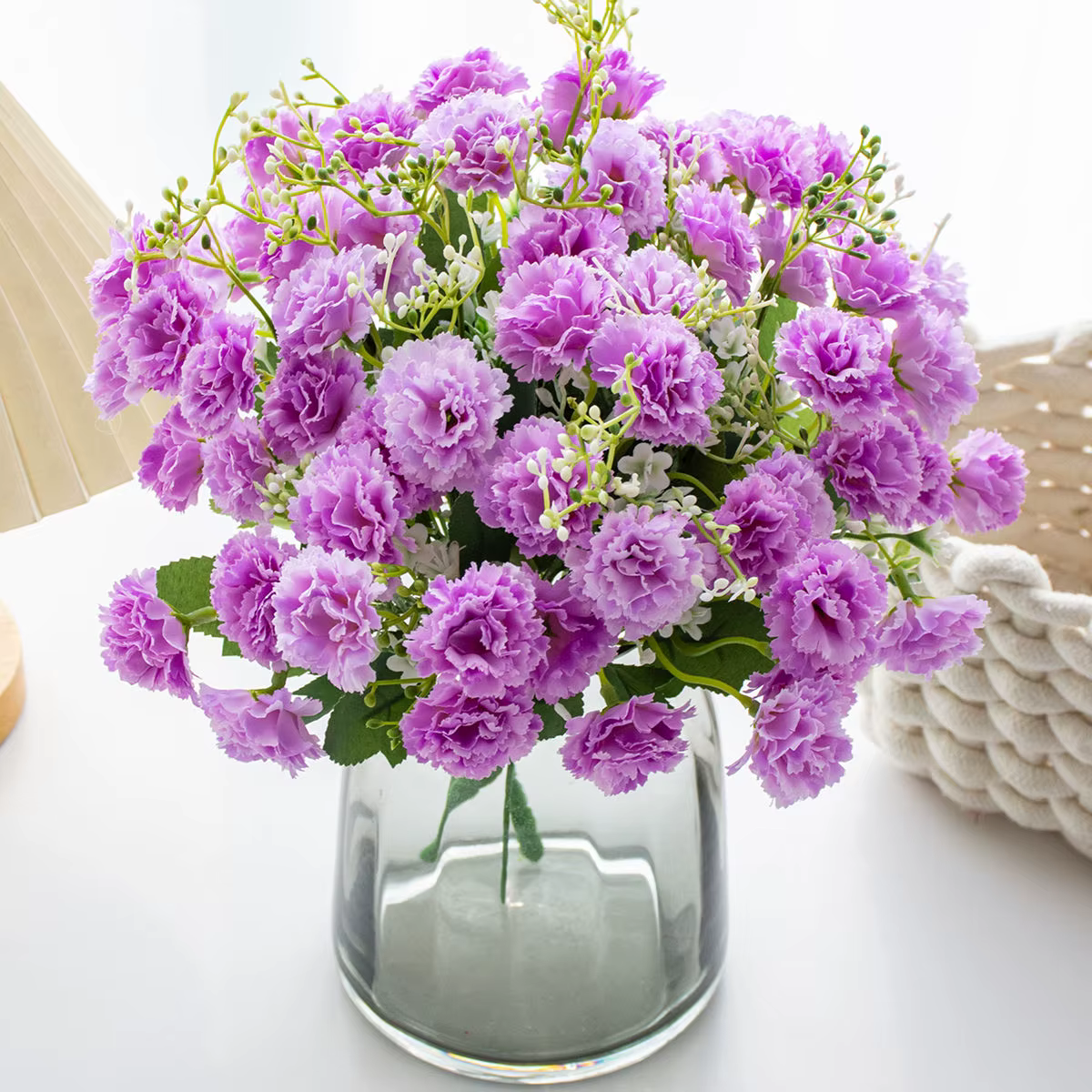 Fleurs Artificielles Œillet pour la Saint-Valentin