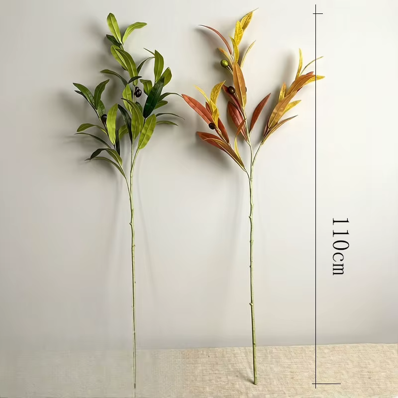 5 pièces de plantes artificielles à toucher réel