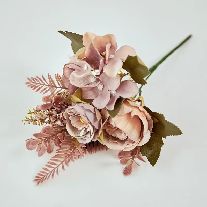 Bouquet de pivoines artificielles pour la mariée