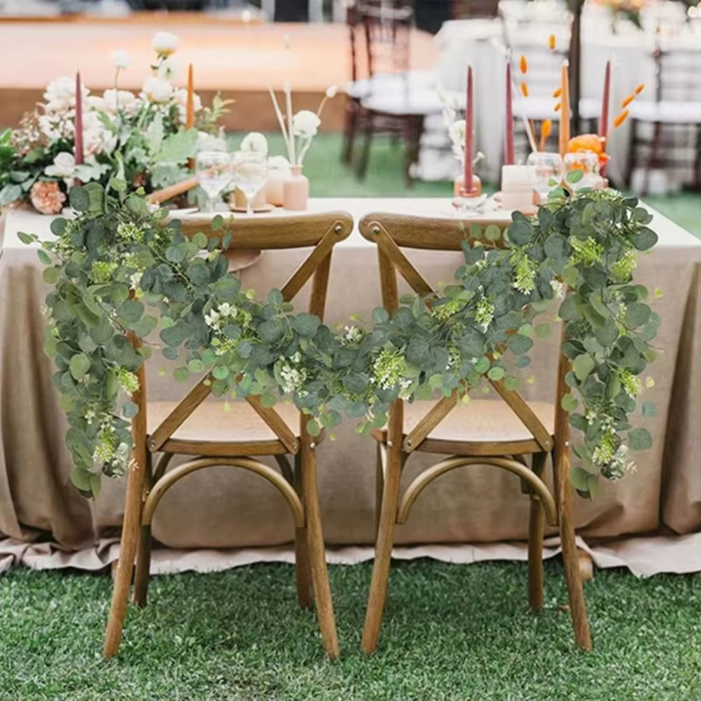 Plantes artificielles verdure feuillage vigne saint valentin mariage extérieur jardin cour arc maison chambre Table suspendue bricolage Decora
