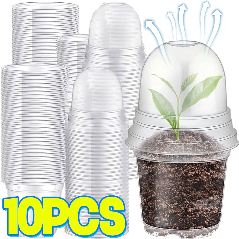 Pots de pépinière en plastique élégants