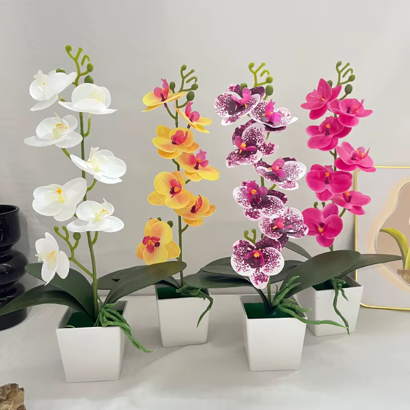 Fleur simulée, orchidée papillon