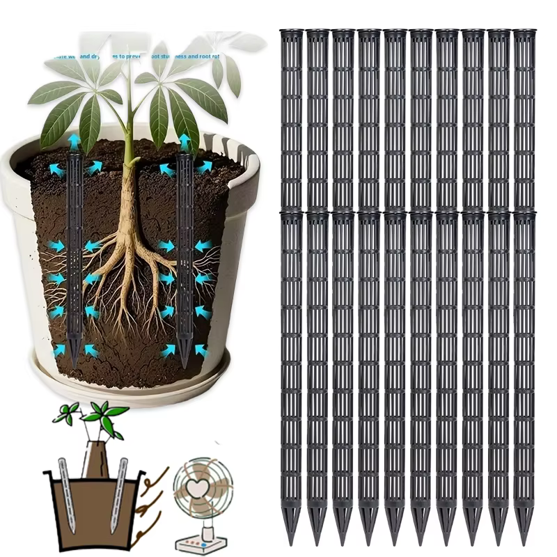Tubes d'aération pour plantes en pot