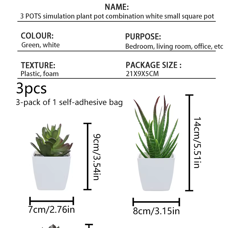 1 ensemble de bonsaï de plantes artificielles à feuilles persistantes
