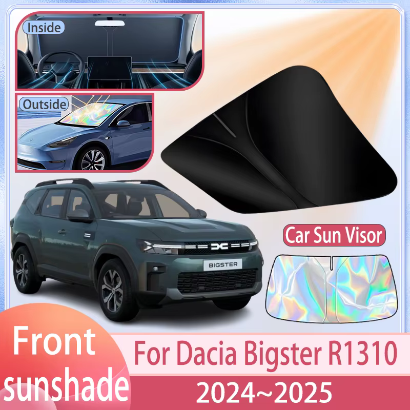 Pare-soleil de pare-brise avant de voiture pour Dacia Bigster R1310 2024 2025, couverture de pare-soleil, accessoires de Protection Anti UV
